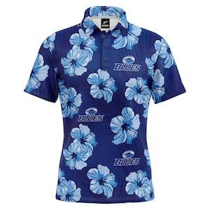 Nz Blues: NZ Blues 'Aloha' Golf Polo