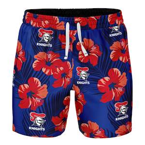 Nrl Knights: NRL Knights 'Aloha' Volley Swim Shorts