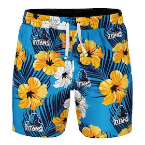 Nrl Titans: NRL Titans 'Aloha' Volley Swim Shorts