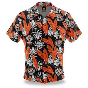 Paradise: NRL West Tigers 'Paradise' Hawaiian Shirt