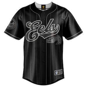 NRL Eels Blackout Baseball Shirt - Youth