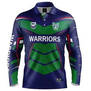 Nrl: NRL Warriors 'Cyber' Fishing Shirt - Youth
