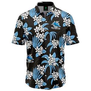 NRL Sharks 'Reef' Hawaiian Shirt