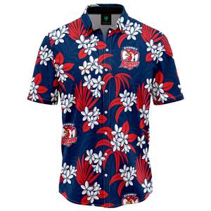 Nrl: NRL Roosters 'Reef' Hawaiian Shirt