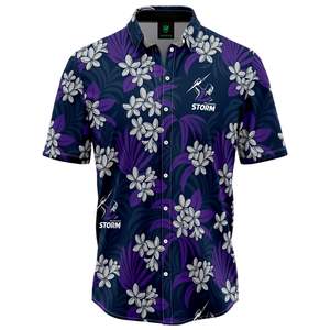 Nrl: NRL Storm 'Reef' Hawaiian Shirt