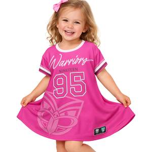 NRL Warriors 'Fuchsia Force' T-Shirt Dress