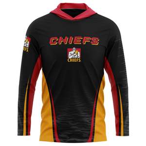 Super Rugby: NZ Chiefs 'Kaweka' Hooded Fishing Shirt - Youth