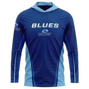 NZ Blues 'Kaweka' Hooded Fishing Shirt - Adult