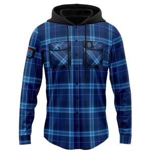 Nrl: NSW Blues 'Highland' Hooded Flannel Shirt