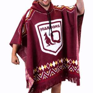 Nrl: QLD Maroons 'Dakota' Knitted Poncho