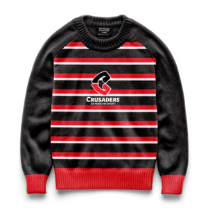 NZ Crusaders Kids 'Crossbar' Knitted Jumper