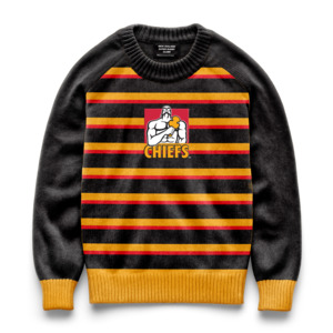 NZ Chiefs Kids 'Crossbar' Knitted Jumper