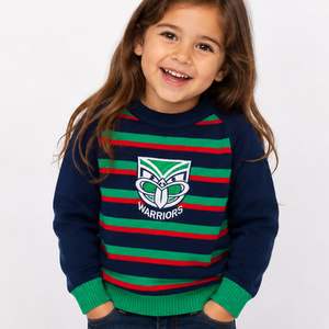 Nrl: NRL Warriors 'Crossbar' Knitted Jumper