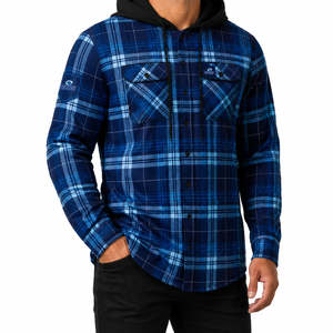 NZ Blues Hooded Flannel