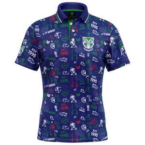 NRL Warriors 'Scrambler' Golf Polo
