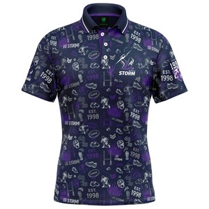 NRL Storm 'Scrambler' Golf Polo