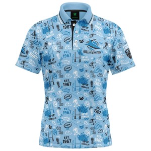 Nrl: NRL Sharks 'Scrambler' Golf Polo
