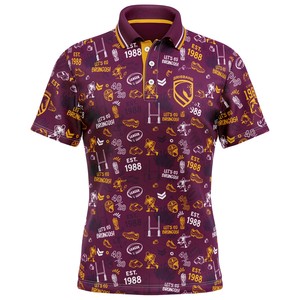 NRL Broncos 'Scrambler' Golf Polo