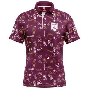 QLD Maroons 'Scrambler' Golf Polo