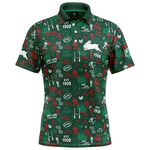 NRL Rabbitohs 'Scrambler' Golf Polo