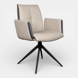 Bassano Swivel Carver Dining Chair