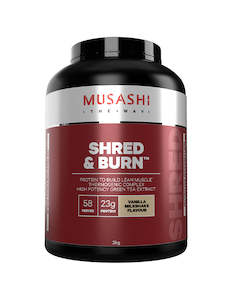 Musashi Shred & Burn Protein Powder