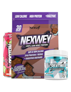 Nexus NexWey Whey Protein + Creatine & 6x Free Protein Water RTDs