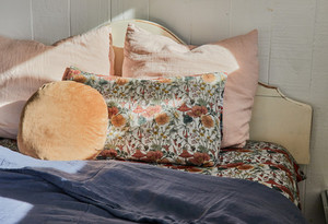 Products: Secret Garden Linen Fitted Sheet NZ & AU