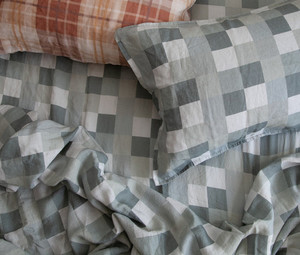 Products: Shades of Green Linen Flat Sheet NZ & AU