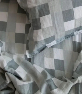 Products: Shades of Green Linen Flat Sheet NZ & AU