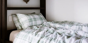 Products: Peppermint Snow Linen Pillowcase Pair