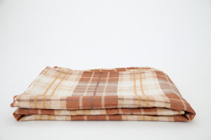 WANDERER French Flax Linen Flat Sheet Aspen & Fern