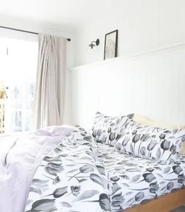 Products: Midnight Garden Linen Fitted Sheet