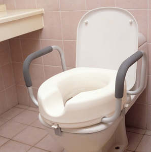Bathroom And Toilet: 4" Toilet Raiser with Arms