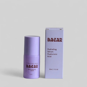 Products: DAEAR Hydrating Serum Hyaluronic Acid Aspiring Aesthetics