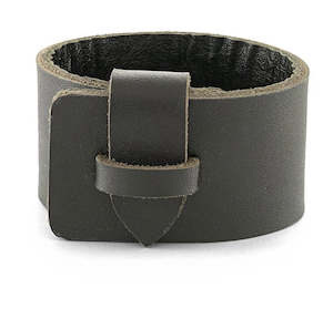 Ede Addison: Ede & Addison Black Buckle Cuff