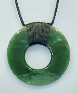 New Zealand Greenstone Large Disc