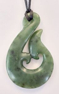 New Zealand Greenstone Hook