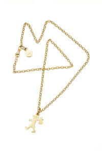 Karen Walker Golden Icon Runaway Girl Necklace