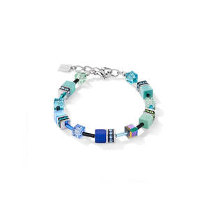 Bracelets: Coeur de Lion Geocube Bright Blue Bracelet