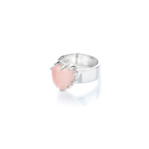 Rings: Stolen Girlfriend Love Claw Rose Quartz Ring