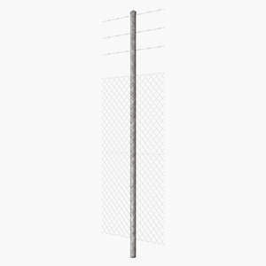 New Fence: Fence Post 40nb, 50nb for Chain Link