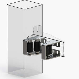 Cantilever Gate Hardware: End Catch with 4 Rollers