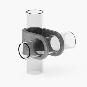 Pipe Clamp 2.09 - Clamp-on Crossover 90°