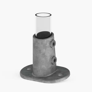 Masterklamp: Pipe Clamp 4.05 - Railing Base Flange 0-11°