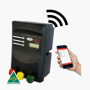 Electric Security Fence: JVA MB8 Mains/Battery Electric Fence IP Energizer 8J 80km