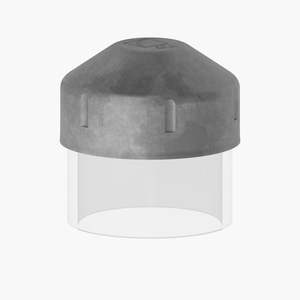Fence Fittings: Round Steel Post Cap