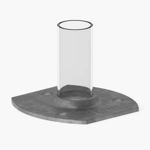 Fence Fittings: Round Flange for Round Pipe