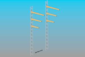 Ply Wall Rack Arm (pair)