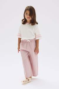 Kids Bottoms: Kids Emile Check Pant
